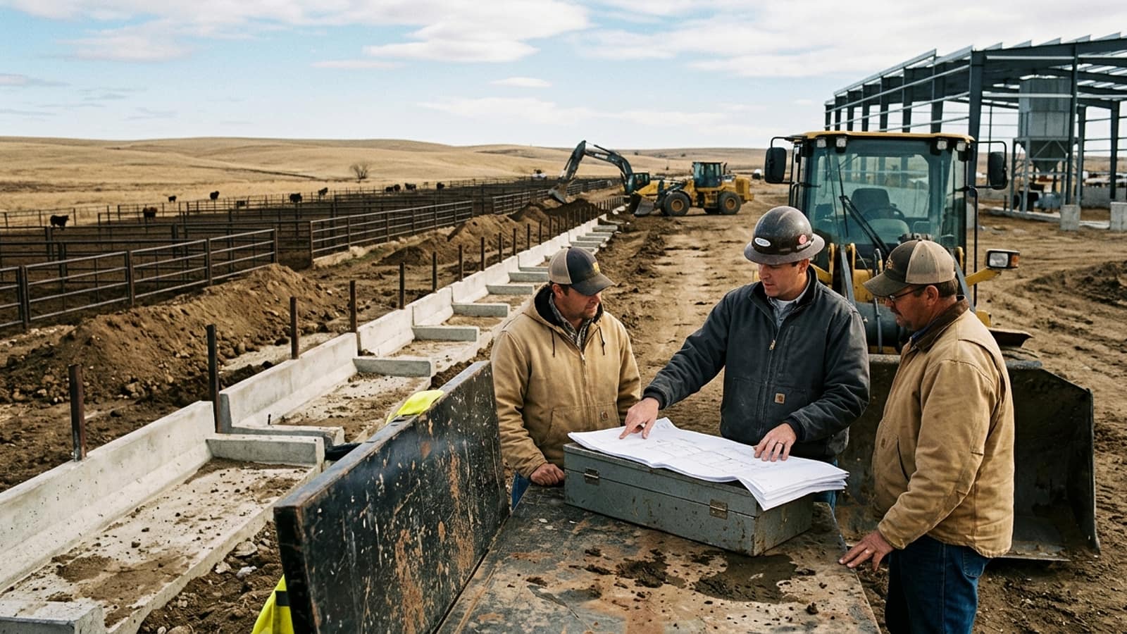 Illustration: Protecting Working Capital During Facility Construction: A 2026 Feedlot Strategy