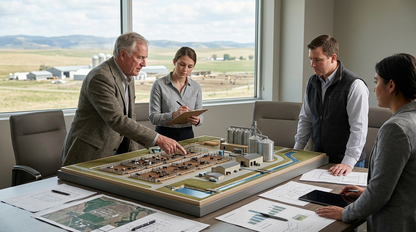 Illustration: Livestock Facility Construction Loans: A 2026 Guide for Feedlot Operators
